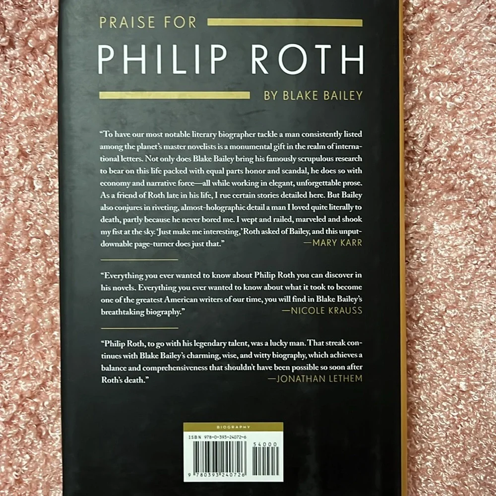 NEW Philip Roth Biography Book - Picture 2 of 4